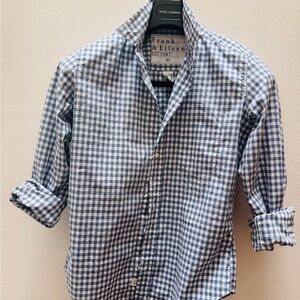 Frank & Eileen Men's Blue Gingham Shirt